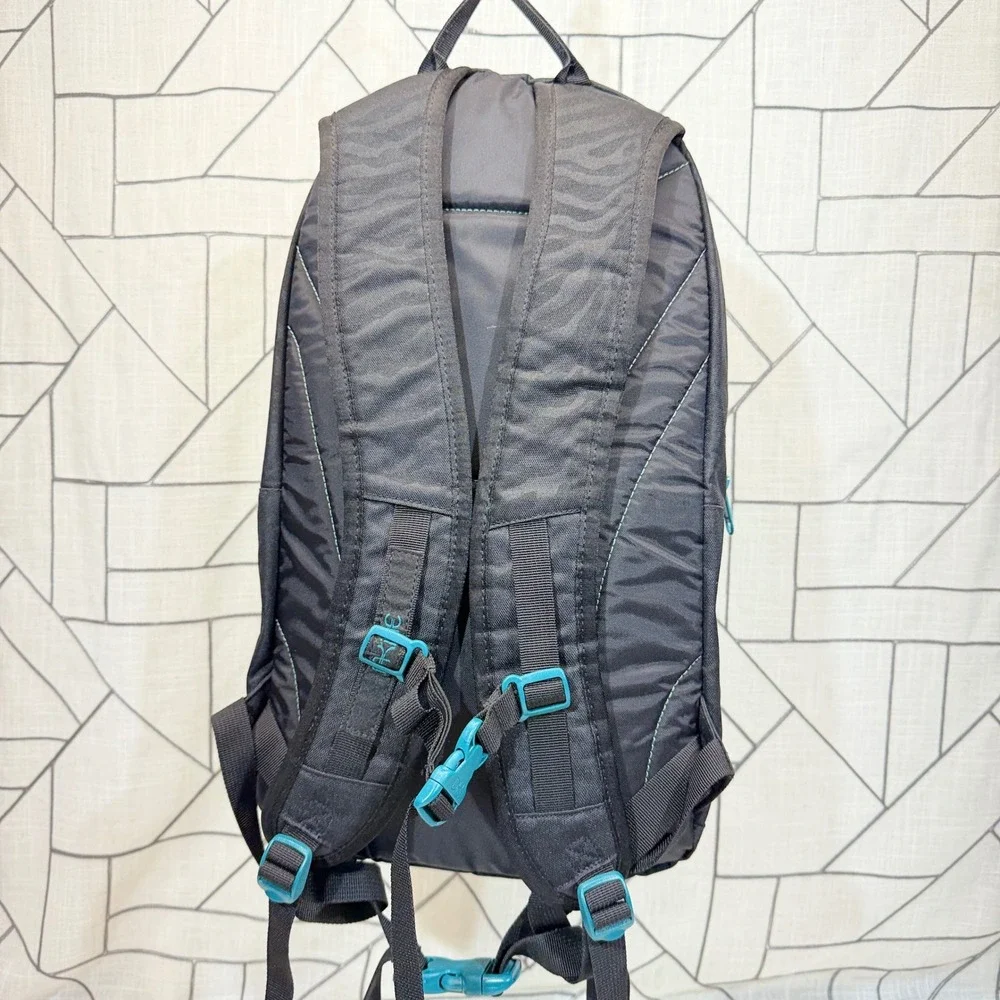 Dakine Mission Backpack One Size Black Teal Tiger Stripe Board Carry Laptop Bag